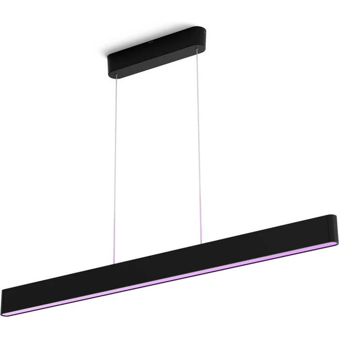 Philips Hue Ensis Κρεμαστό Φωτιστικό Μαύρο White & Colour Ambiance 6000 lm