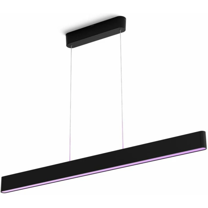 Philips Hue Ensis Κρεμαστό Φωτιστικό Μαύρο White & Colour Ambiance 6000 lm