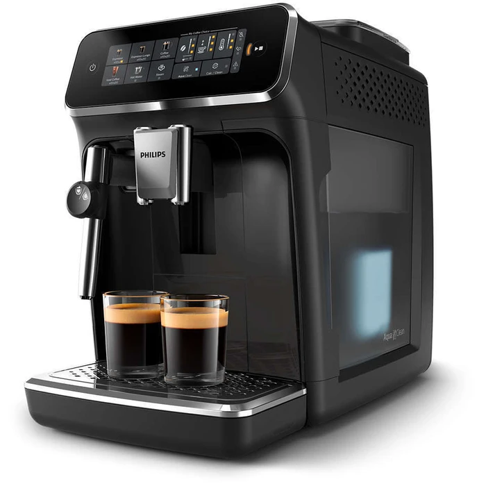 Philips Series 3300 Αυτόματη Μηχανή Espresso 1500W Πίεσης 15bar με Μύλο Άλεσης Μαύρη EP3321/40