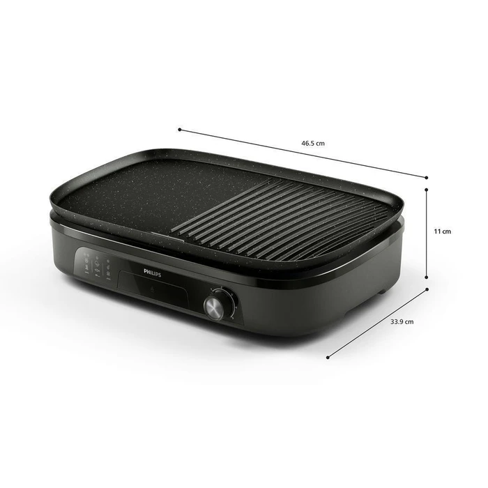 Philips Grill HD6210 90 Black 2400 W
