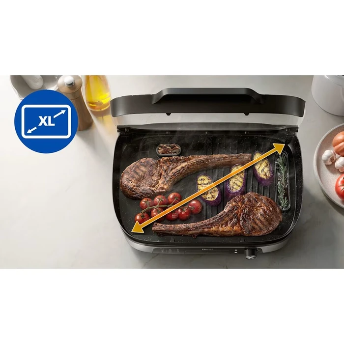 Philips Γκριλ HD6212 90 Μαύρο 2400 W