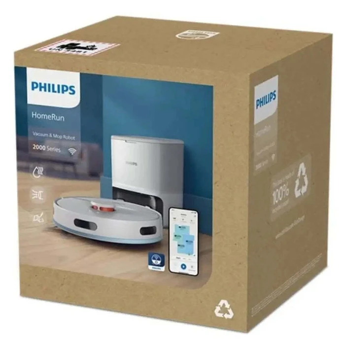 Ρομποτική Σκούπα Philips XU2100/15 - Vacuum & Mop 2‑in‑1 με Auto‑Empty