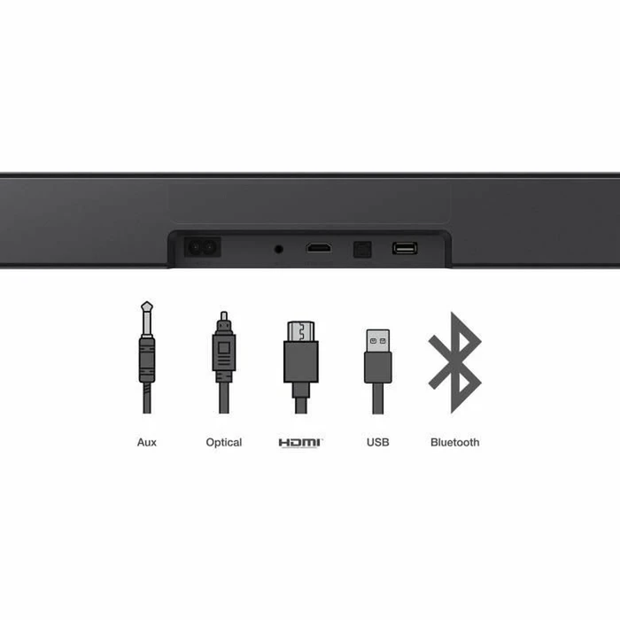 TCL Soundbar 2.0 100W Dolby Atmos Bluetooth HDMI Remote Black S45HE