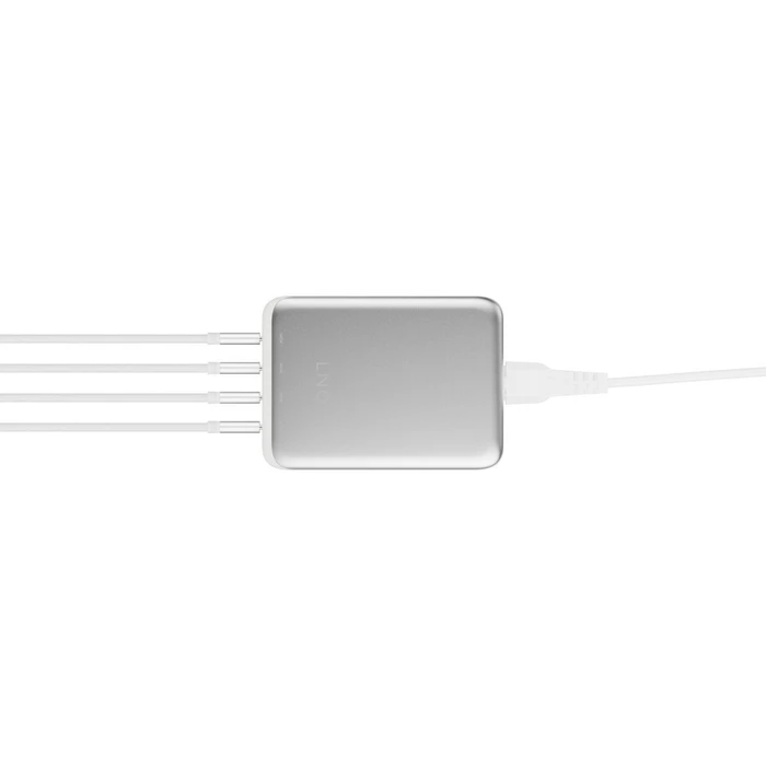 LinQ Hub 4 Θυρών με σύνδεση USB-C Λευκό LQDC240
