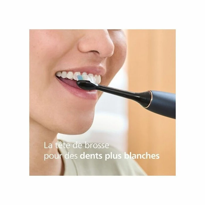 Philips Sonicare Optimal Ανταλλακτικές Κεφαλές για Ηλεκτρική Οδοντόβουρτσα Black HX6066/88 - 6 τεμάχια