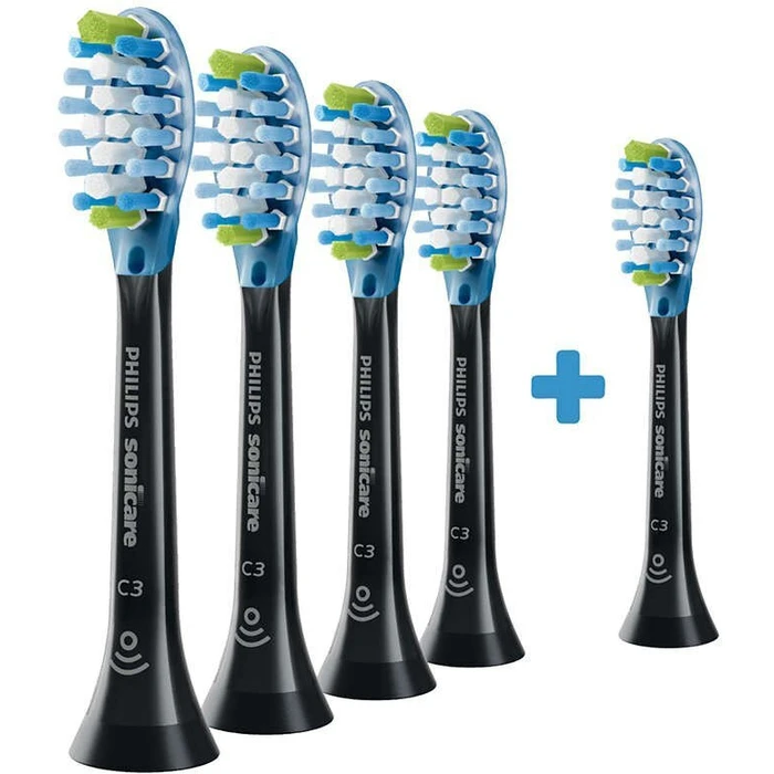 Κεφαλές Ηλεκτρικής Οδοντόβουρτσας Philips Sonicare HX9045/88, 5 τεμ., Medium, Μαύρο
