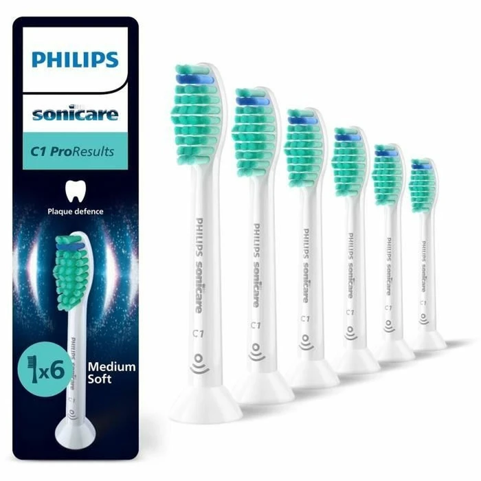 Philips Sonicare C1 ProResults Ανταλλακτικά για HX6016/87 - 6 τεμάχια