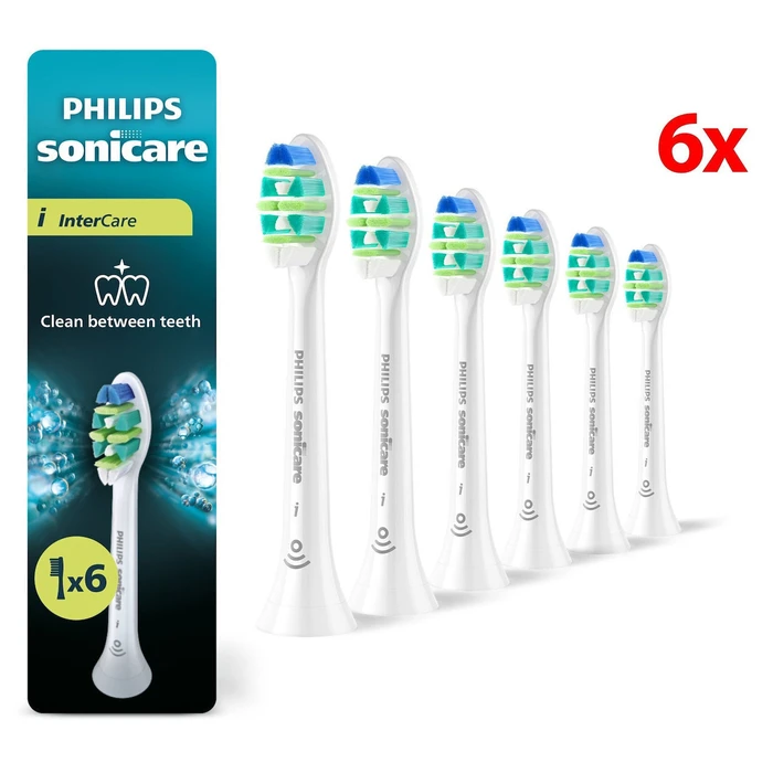 Κεφαλές οδοντόβουρτσας Philips Sonicare HX9006/87 - Σετ 6 τεμ., Μεσαίες τρίχες, Λευκό