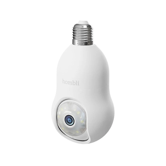 Hombli IP Κάμερα Λάμπα E27 Wi-Fi 3.7MP (Κρυφή Κάμερα Παρακολούθησης)