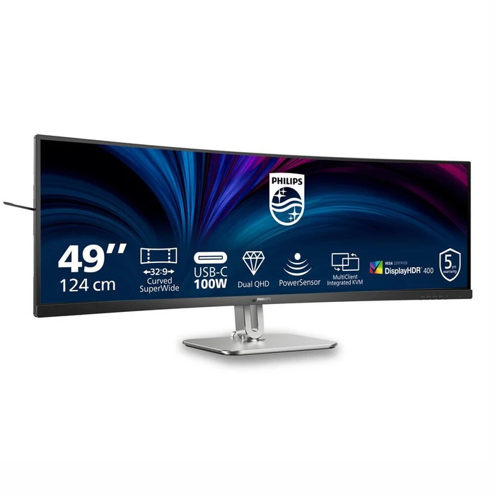 Philips 49B2U5900C Οθόνη 48,8" SuperWide 32:9 VA Curved 5120x1440 4ms DisplayHDR 400 USB-C SmartKVM