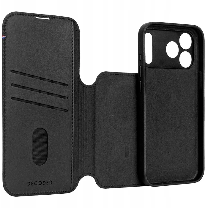 Decoded Detachable Leather Wallet Black (iPhone 17 Pro)