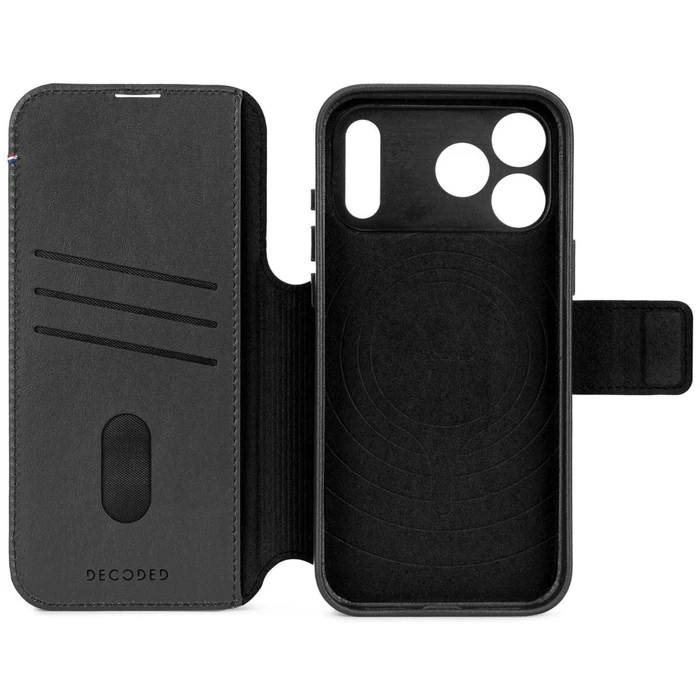 Decoded Detachable Wallet Μεταλλικό 1.2mm Μαύρο (iPhone 17 Pro Max)