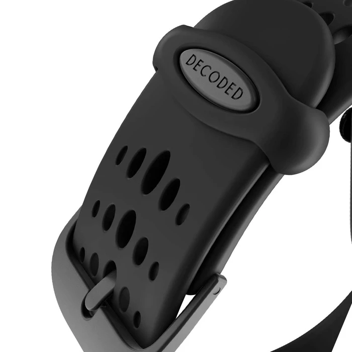 Decoded Ares O Band Apple Watch 38-42mm σε σιλικόνη μαύρο