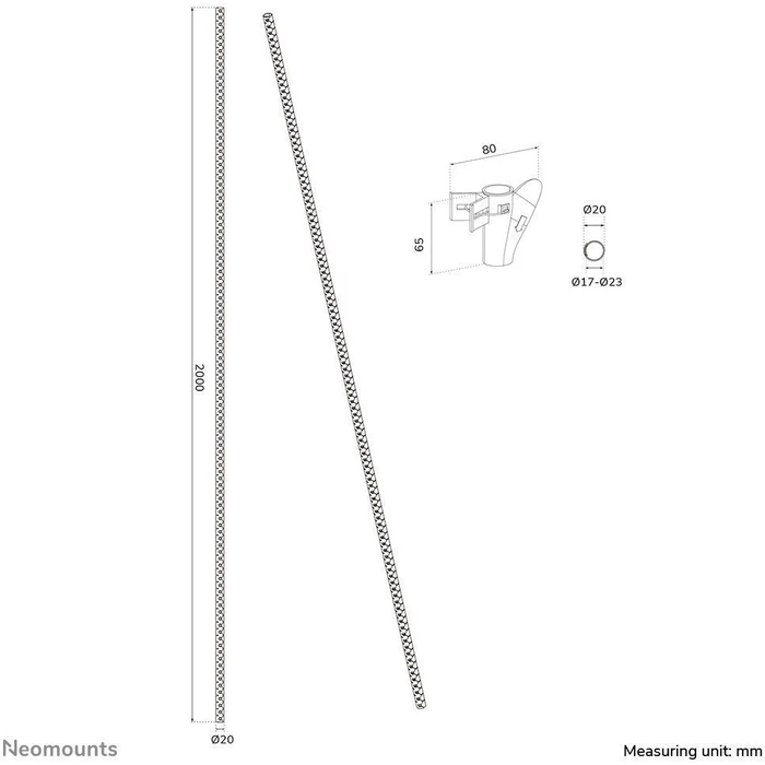 Neomounts Κιτ επισκευής ADS06-141WH