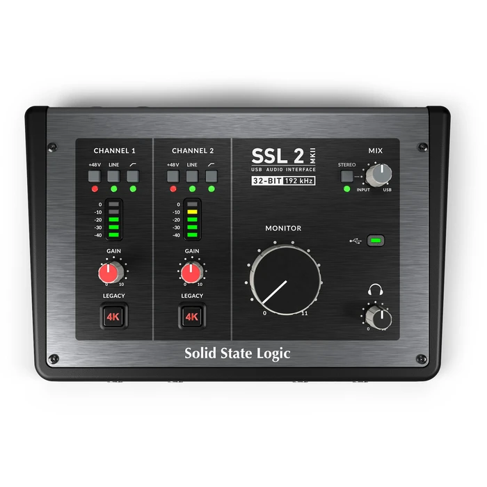 SSL 2 MKII Εξωτερική Επαγγελματική Κάρτα Ήχου με Σύνδεση USB