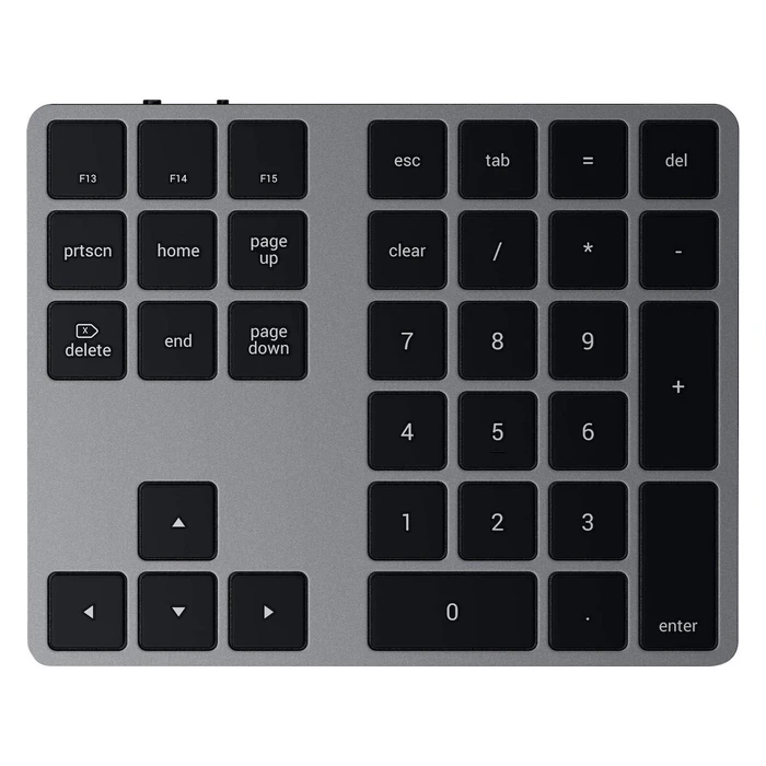 Satechi Aluminum Extended Ασύρματο Bluetooth Αριθμητικό Πληκτρολόγιο - Γκρι