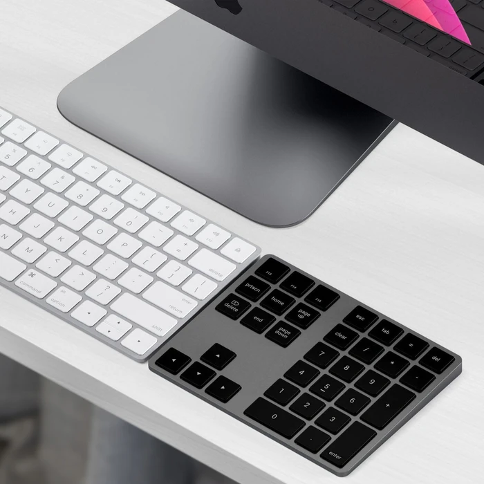 Satechi Aluminum Extended Ασύρματο Bluetooth Αριθμητικό Πληκτρολόγιο - Γκρι