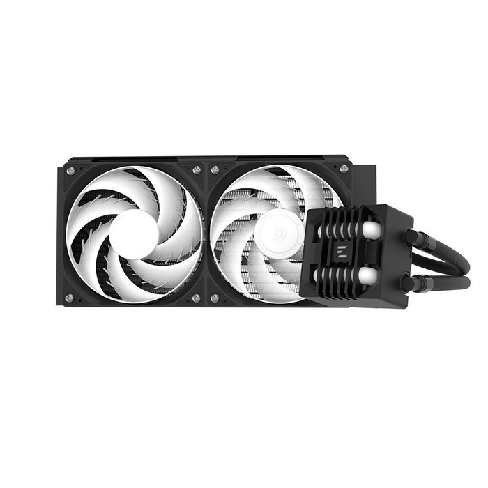 Zalman ALPHA2 SE A24 240mm AIO CPU Liquid Cooler ARGB (Black) - 2x 120mm Fans