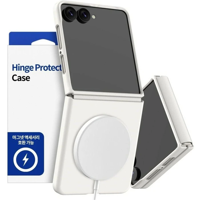 Araree Aero Flex M MagSafe Qi2 case for Samsung Galaxy Z Flip8 - Cream