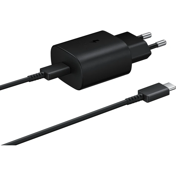 Samsung PD 25W USB-C to USB-C Wall Charger with USB-C Cable - Black (EP-TA800XBE)