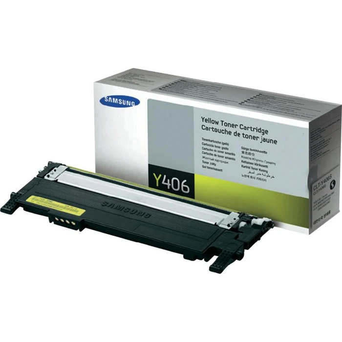 Samsung CLT-Y406S Genuine Yellow Laser Toner Cartridge 1000 Pages (SU462A)