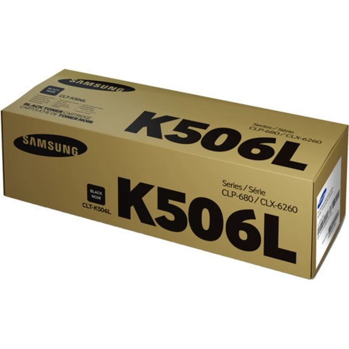 Samsung CLT-K506L Γνήσιο Toner Laser Εκτυπωτή Μαύρο High Yield 6000 Σελίδων (SU171A)