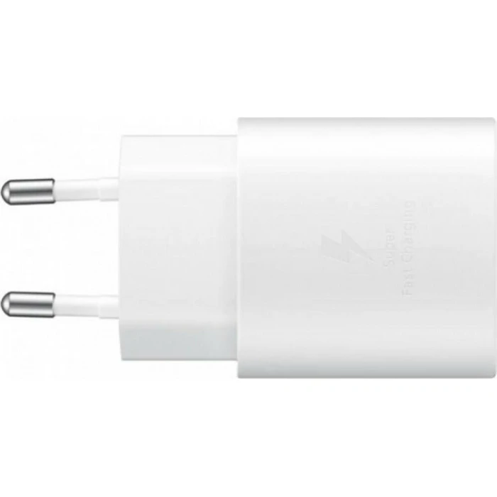 Samsung Φορτιστής Χωρίς Καλώδιο με Θύρα USB-C 25W Power Delivery Λευκός (EP-TA800N Bulk)