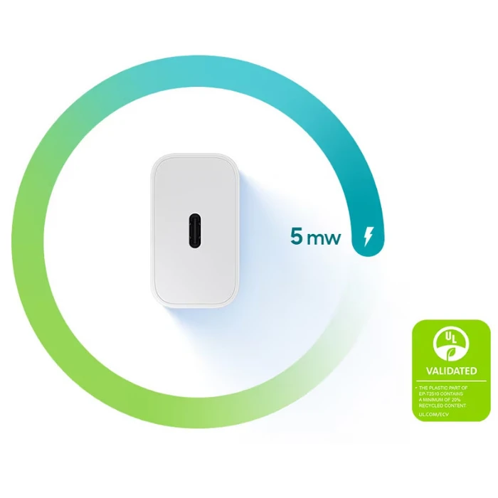 Samsung 25W USB-C Wall Charger with USB-C to USB-C Cable White (EP-T2510X)