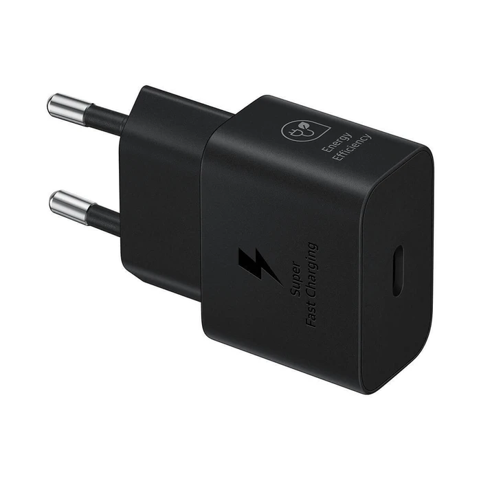 Samsung Φορτιστής Τοίχου 25W USB-C Μαύρος με Καλώδιο USB-C (EP-T2510X)