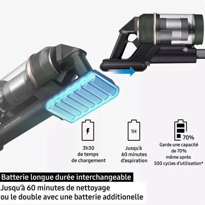 Samsung Ασύρματες & φορητές σκούπες Jet 95 CompleteClean VS20C95E4TB/WD