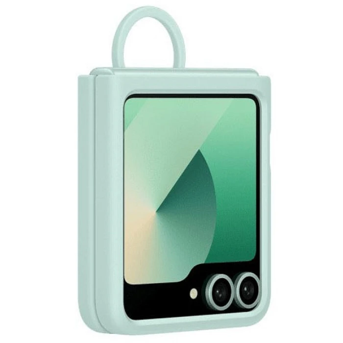 Samsung Θήκη Σιλικόνης με Δαχτυλίδι για Galaxy Z Flip6 - Πράσινο (EF-PF741TMEGWW)