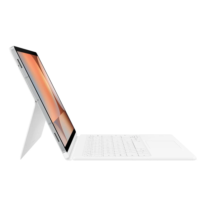Samsung Book Cover Keyboard for Galaxy Tab S10+/Tab S9+/Tab S9 FE+ - White