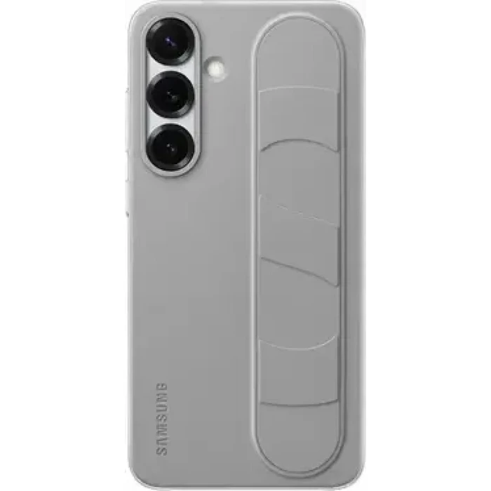 Samsung Standing Grip Silicone Back Cover for Galaxy S25+ — Gray (EF-GS936CJEGWW)