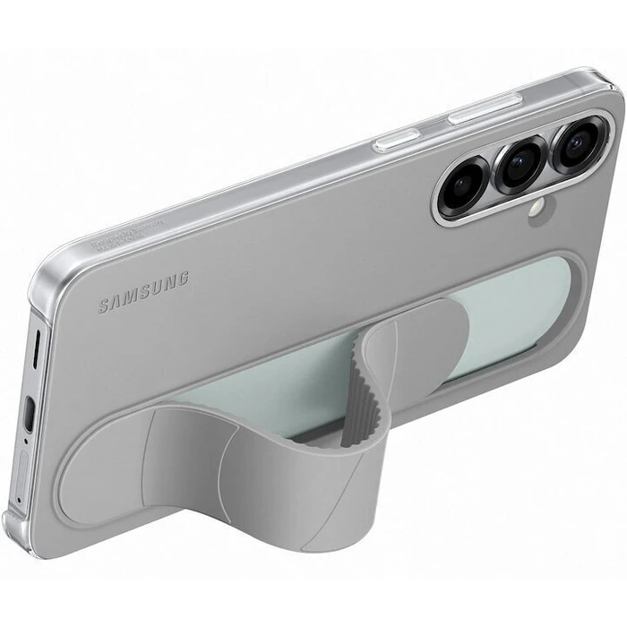 Samsung Standing Grip Silicone Back Cover for Galaxy S25+ — Gray (EF-GS936CJEGWW)