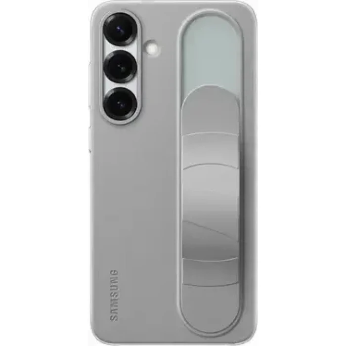 Samsung Standing Grip Silicone Back Cover for Galaxy S25+ — Gray (EF-GS936CJEGWW)