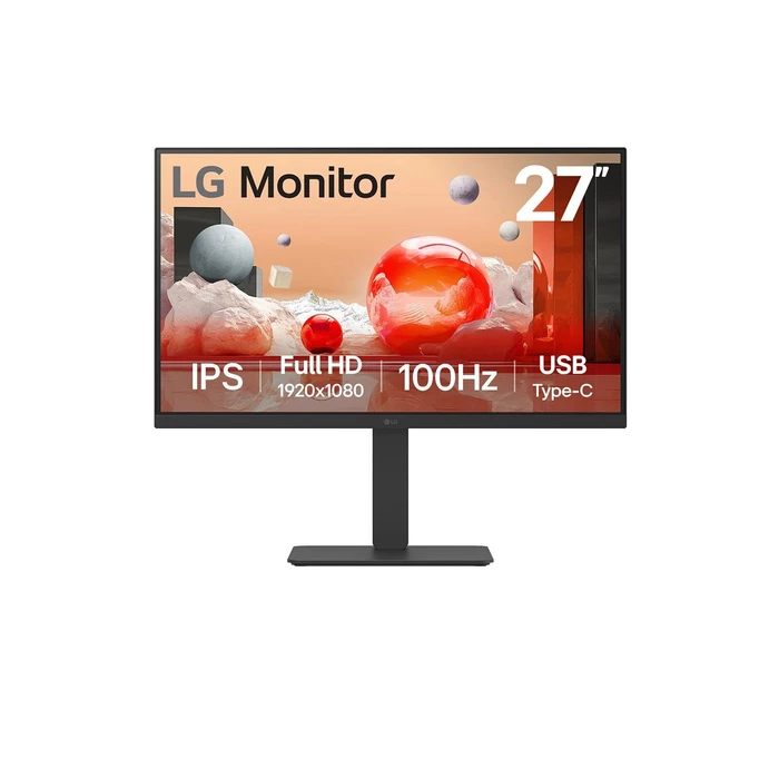 LG 27BA650-B 27" Full HD IPS 100Hz Monitor with USB-C (65W)