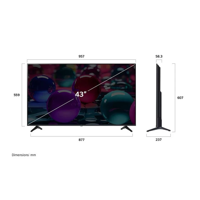 LG UHD AI TV 43UA73003LA 43 inch 4K Smart TV