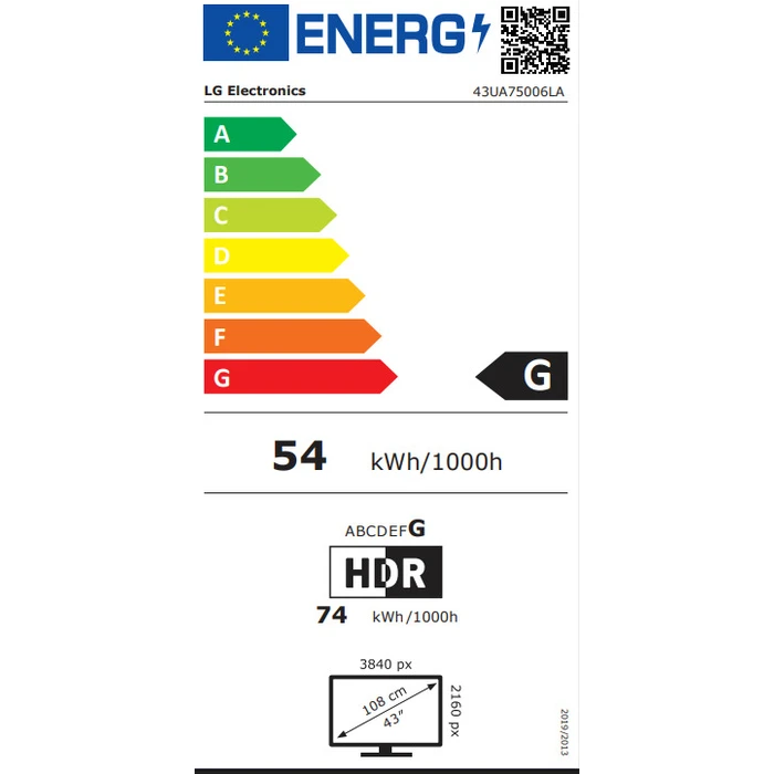 LG Television 43UA75006LA 43 inch 4K UHD Smart AI TV