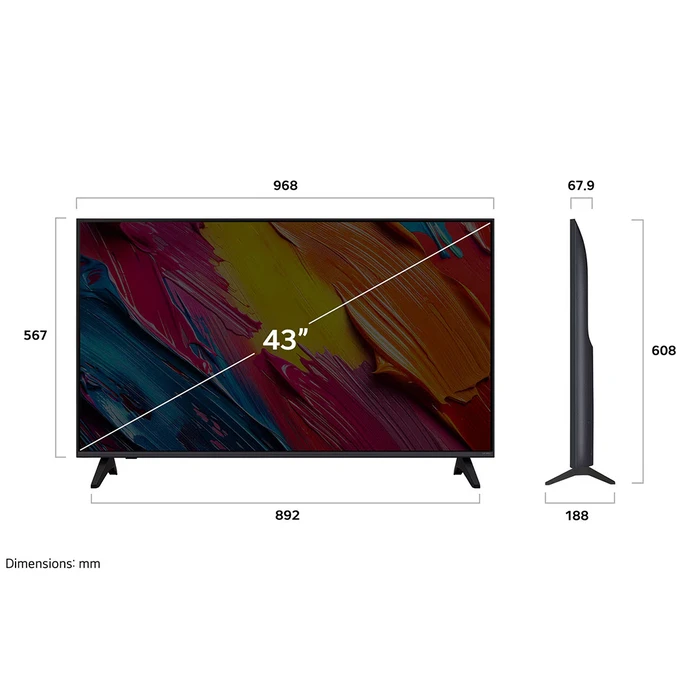 LG Τηλεόραση 43QNED70A6A API LGAPI LG API