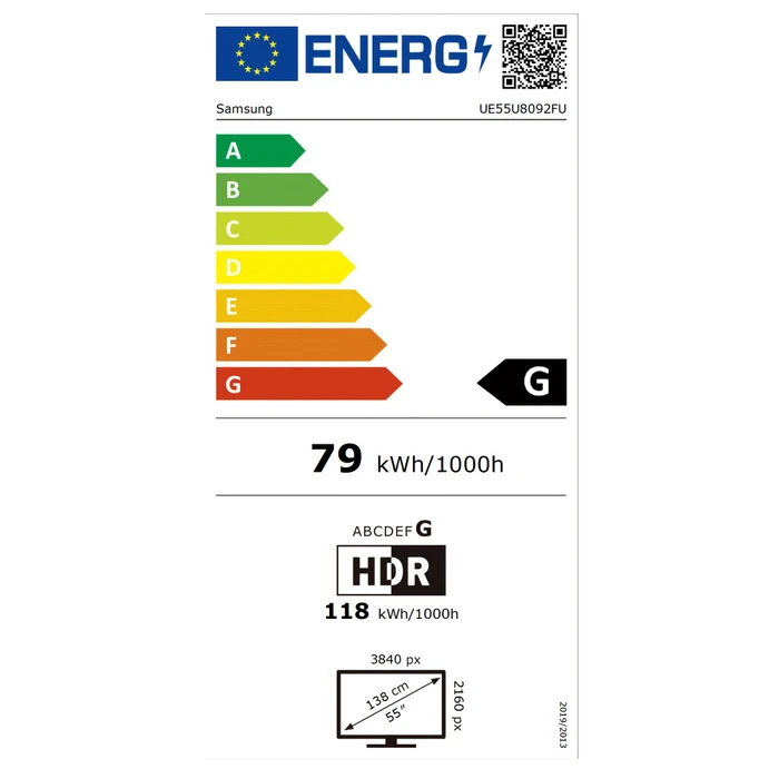 Samsung Τηλεόραση UE55U8092 Smart TV 55 4K UHD LED UE55U8092FUXXH