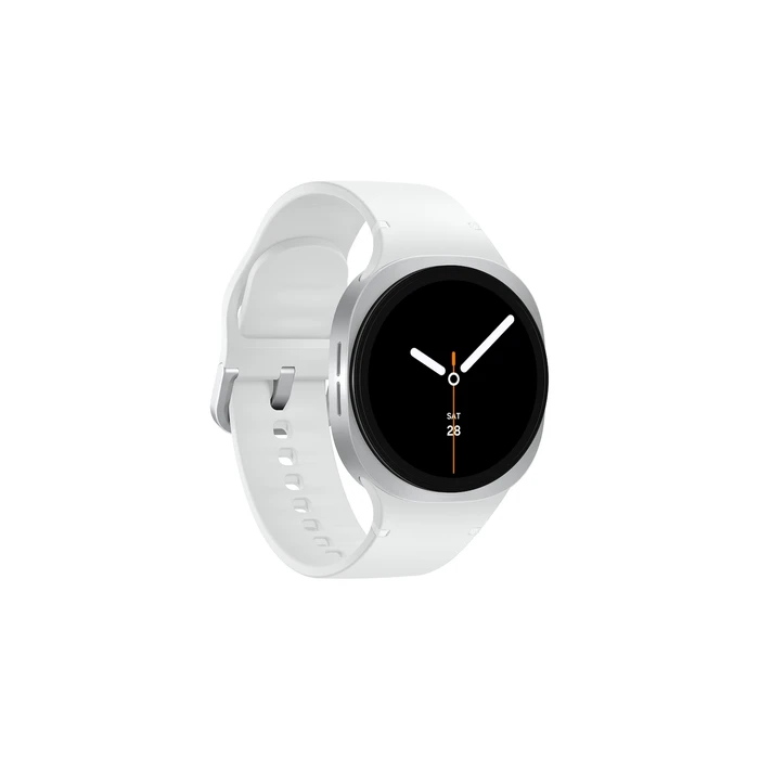 Samsung Galaxy Watch8 Aluminium 40mm Αδιάβροχο με Παλμογράφο (Ασημί)