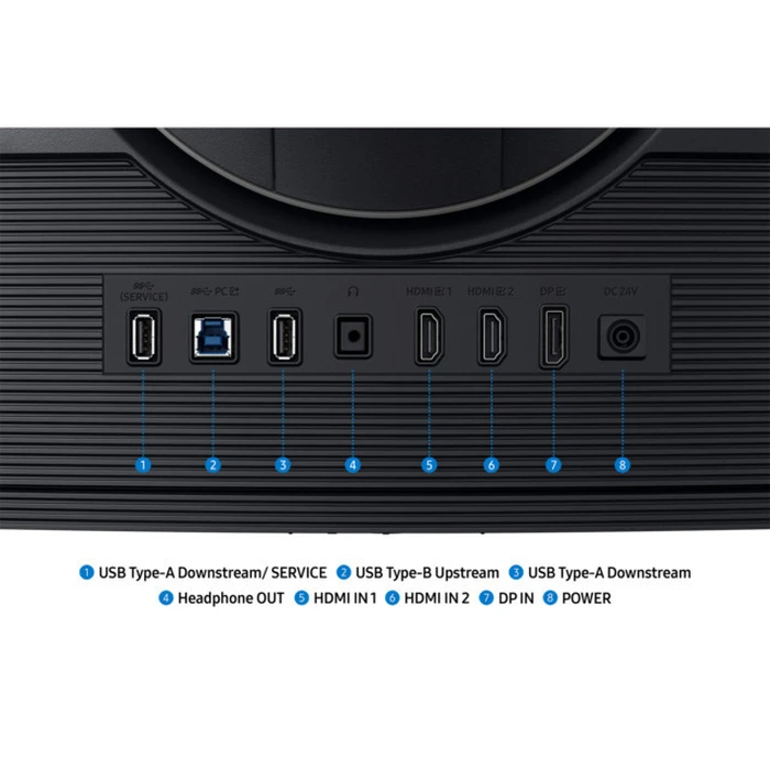 Samsung Οθόνη Υπολογιστή Odyssey G7 Curved Gaming Monitor 40 LS40FG750EUXEN