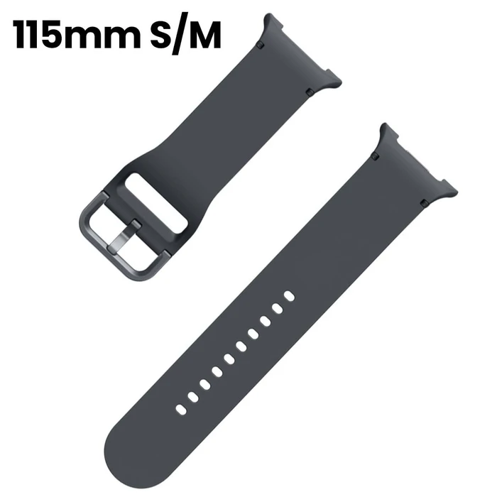 Samsung Sport Band (S/M) Dark Gray - Sport Replacement Band for Samsung Galaxy Watch8 / Watch8 Classic