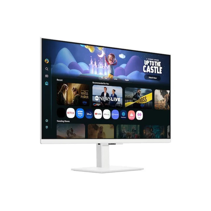 Samsung Οθόνη Υπολογιστή LS27FM501EUXDU 27 ιντσών FHD VA Smart Monitor Λευκή