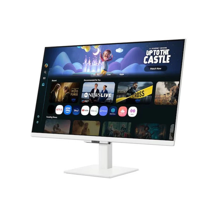 Samsung Οθόνη Υπολογιστή LS27FM501EUXDU 27 ιντσών FHD VA Smart Monitor Λευκή