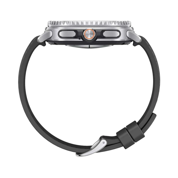 Samsung Galaxy Watch8 Classic LTE Stainless Steel 46mm Αδιάβροχο με eSIM και Παλμογράφο (Μαύρο)