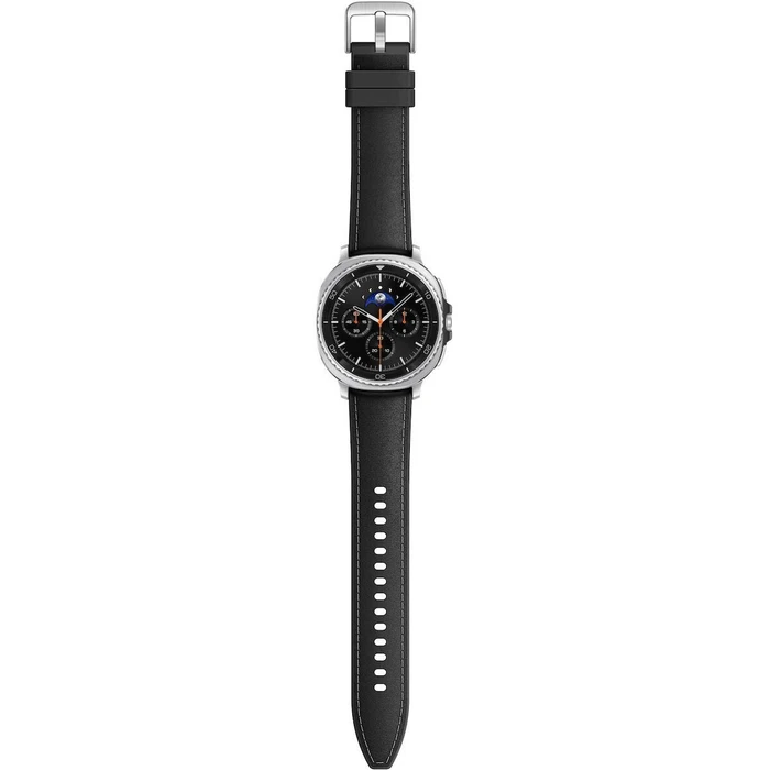Samsung Galaxy Watch8 Classic LTE Stainless Steel 46mm Αδιάβροχο με eSIM και Παλμογράφο (Μαύρο)