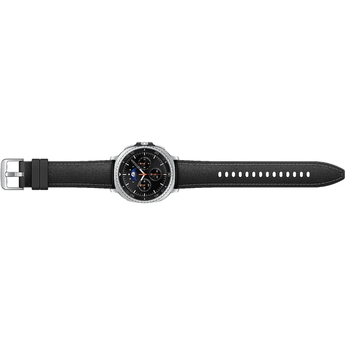 Samsung Galaxy Watch8 Classic LTE Stainless Steel 46mm Αδιάβροχο με eSIM και Παλμογράφο (Μαύρο)