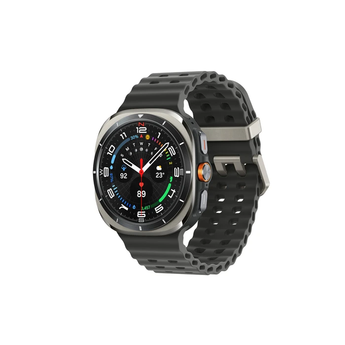 Samsung Galaxy Watch Ultra (2025) Titanium 47mm Αδιάβροχο με eSIM και Παλμογράφο (Γκρι)