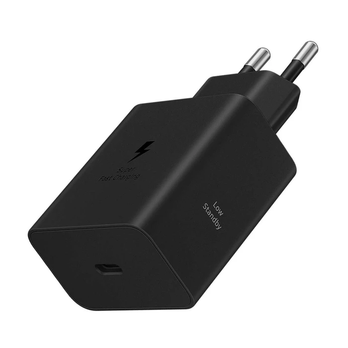 Samsung Φορτιστής Χωρίς Καλώδιο GaN με Θύρα USB-C 60W Power Delivery Μαύρος (EP-T6010N)